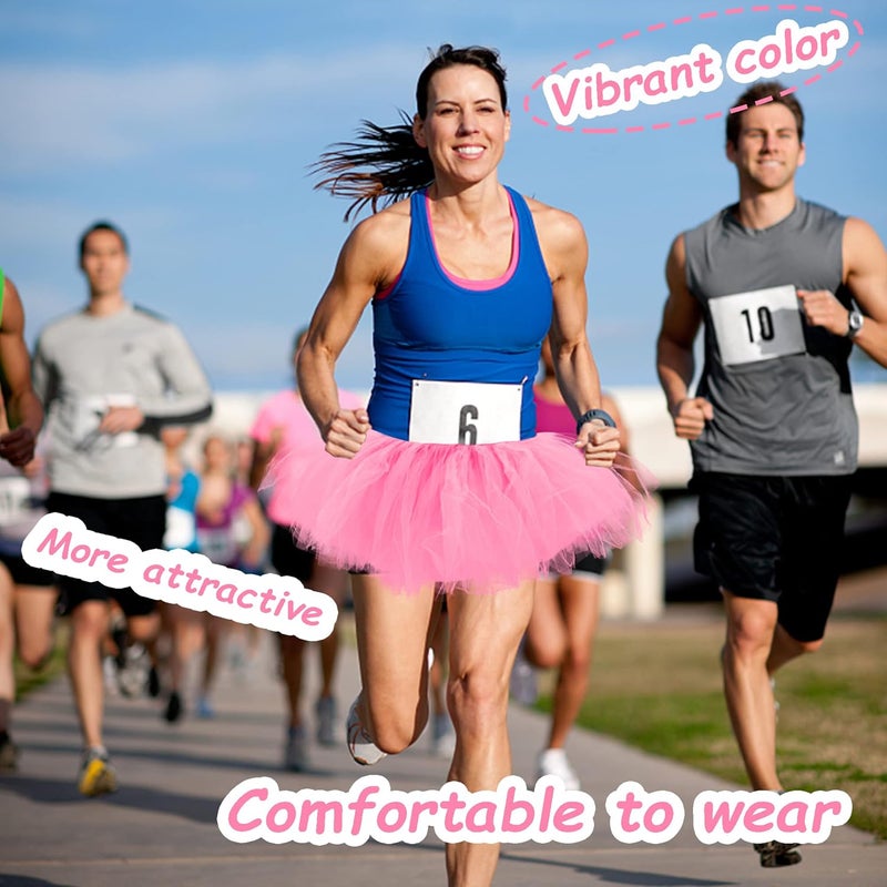 ILHSTY 3 Pack Women Teens Adult Tutu Skirt, 5 Layers Puffy Classic Tulle Tutus Skirts for Women Ballet Run Party Halloween Costume - Image 5